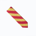 Cousu à la main avec des cravates chinoises en gros durables couleur de drapeau de l&#39;Espagne